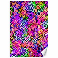 Swirly Twirly Colors Canvas 20  X 30  