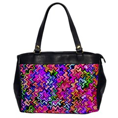 Swirly Twirly Colors Office Handbags