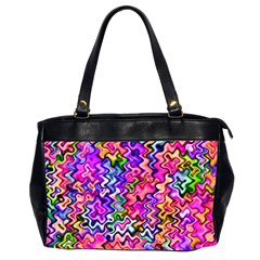 Swirly Twirly Colors Office Handbags (2 Sides)  by KirstenStar