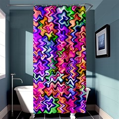 Swirly Twirly Colors Shower Curtain 36  X 72  (stall)  by KirstenStar