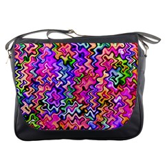 Swirly Twirly Colors Messenger Bags