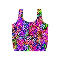 Swirly Twirly Colors Full Print Recycle Bags (s) 