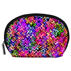 Swirly Twirly Colors Accessory Pouches (large)  by KirstenStar