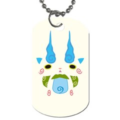 Komasann Reverse Print Dog Tag (one Side) by JibanyannYokai