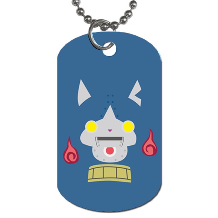 Robonyann Reverse Print Dog Tag (One Side)