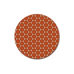 Cute Pretty Elegant Pattern Magnet 3  (round)