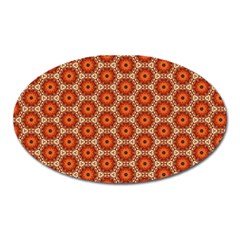 Cute Pretty Elegant Pattern Oval Magnet