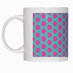 Cute Pretty Elegant Pattern White Mugs