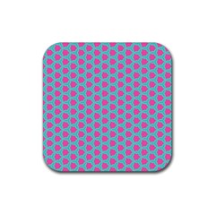 Cute Pretty Elegant Pattern Rubber Coaster (square) 