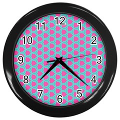 Cute Pretty Elegant Pattern Wall Clocks (black)