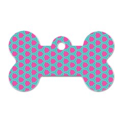 Cute Pretty Elegant Pattern Dog Tag Bone (two Sides)