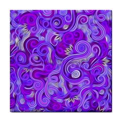 Lavender Swirls Tile Coasters