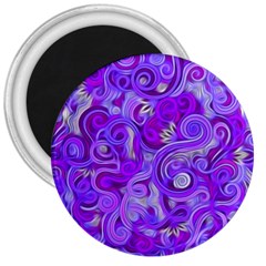 Lavender Swirls 3  Magnets