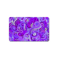 Lavender Swirls Magnet (name Card)