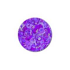 Lavender Swirls Golf Ball Marker