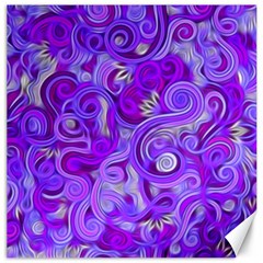 Lavender Swirls Canvas 12  X 12  