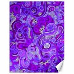 Lavender Swirls Canvas 18  X 24  