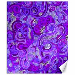 Lavender Swirls Canvas 20  X 24  