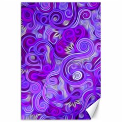 Lavender Swirls Canvas 20  X 30  