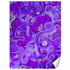 Lavender Swirls Canvas 36  X 48  