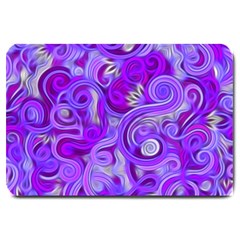 Lavender Swirls Large Doormat 