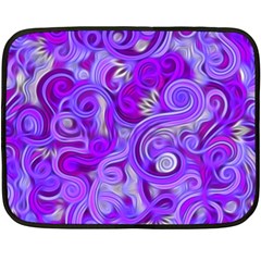 Lavender Swirls Double Sided Fleece Blanket (mini) 