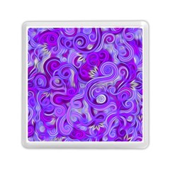 Lavender Swirls Memory Card Reader (square) 