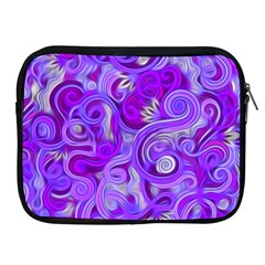 Lavender Swirls Apple Ipad 2/3/4 Zipper Cases by KirstenStar