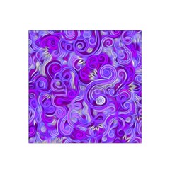 Lavender Swirls Satin Bandana Scarf