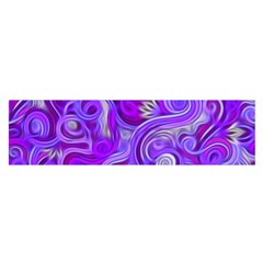 Lavender Swirls Satin Scarf (oblong)