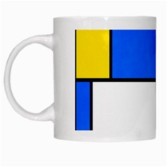 Colorful Rectangles White Mug