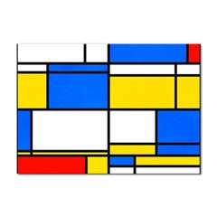 Colorful Rectangles Sticker A4 (10 Pack)