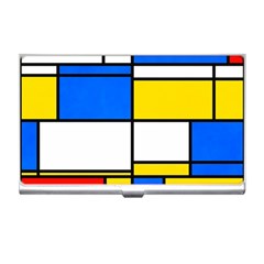 Colorful Rectangles Business Card Holder