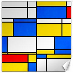 Colorful Rectangles Canvas 12  X 12 