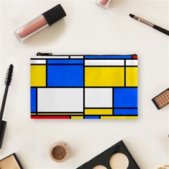 Colorful Rectangles Cosmetic Bag (small)