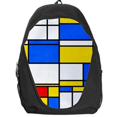 Colorful Rectangles Backpack Bag