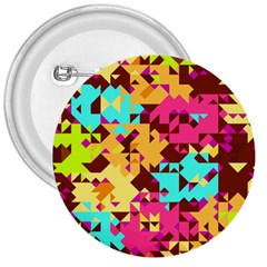 Shapes In Retro Colors 3  Button