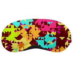 Shapes In Retro Colors Sleeping Mask