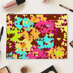 Shapes In Retro Colors Cosmetic Bag (xl)