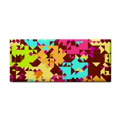 Shapes In Retro Colors Hand Towel by LalyLauraFLM