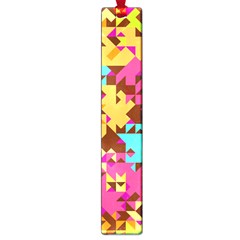 Shapes In Retro Colors Large Book Mark