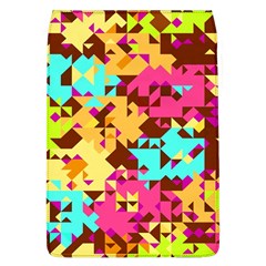 Shapes In Retro Colors Removable Flap Cover (l)