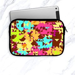 Shapes In Retro Colors Apple Ipad Mini Zipper Case by LalyLauraFLM