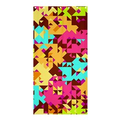 Shapes In Retro Colors	shower Curtain 36  X 72 