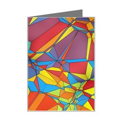 Colorful Miscellaneous Shapes Mini Greeting Card