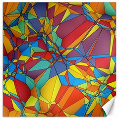 Colorful Miscellaneous Shapes Canvas 16  X 16 