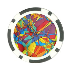 Colorful Miscellaneous Shapes Poker Chip Card Guard