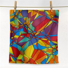 Colorful Miscellaneous Shapes Face Towel