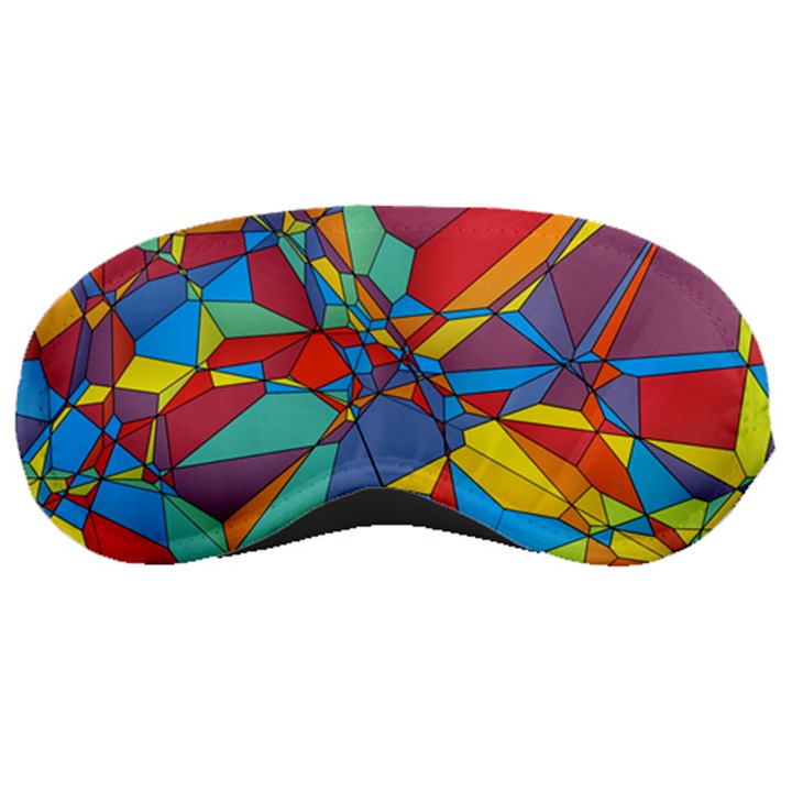 Colorful miscellaneous shapes Sleeping Mask