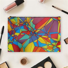 Colorful Miscellaneous Shapes Cosmetic Bag (large)